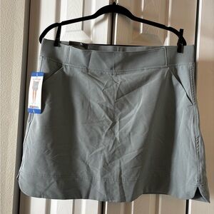 Sage green skort with pockets. NWT